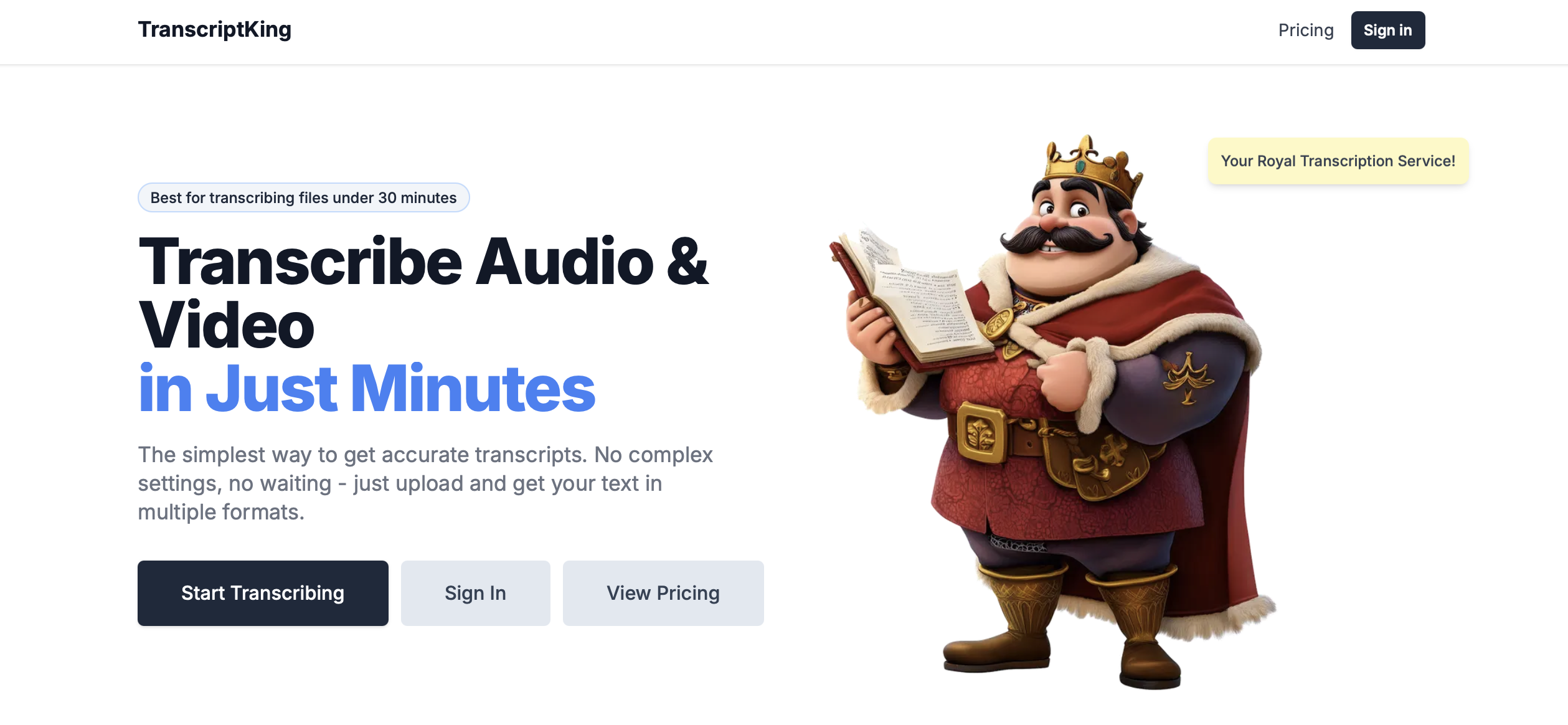TranscriptKing